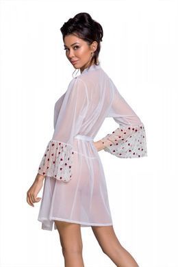 Эротический пеньюар Passion LOVELIA PEIGNOIR white S/M