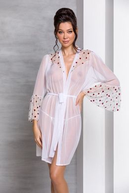 Эротический пеньюар Passion LOVELIA PEIGNOIR white S/M