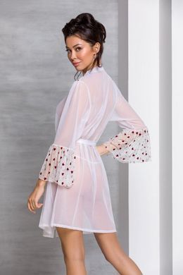 Эротический пеньюар Passion LOVELIA PEIGNOIR white S/M