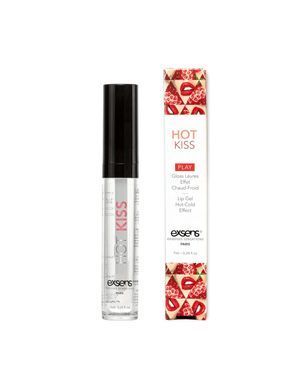 Стимулюючий блиск для губ EXSENS Strawberry Hot Kiss 7 мл з ароматом полуниці - фото