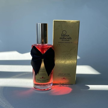 Bijoux Indiscrets Light My Fire - масло для орального сексу strawberries and honey 100 мл - фото