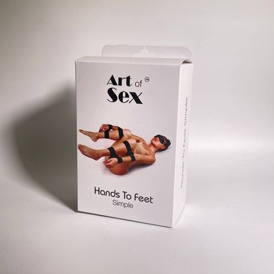 БДСМ набор для фиксации Art of Sex - BDSM Hands to feet Simple - фото