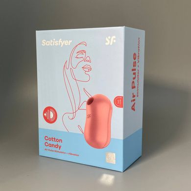 Satisfyer Cotton Candy light red - вакуумный стимулятор клитора - фото