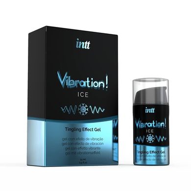 Intt Vibration Ice жидкий вибратор (15 мл) (без упаковки) - фото