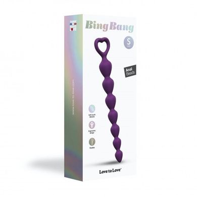 Анальные бусы Love To Love Bing Bang S Purple Rain - фото