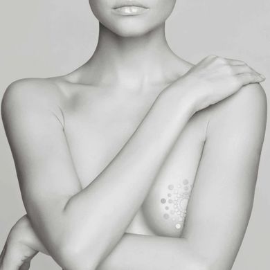 Тату-прикраса на груди Bijoux Indiscrets MIMI Metallic Skin Transfer  - фото