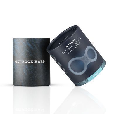 Ерекційне кільце Boners Classic Cock & Ball Ring Grey - фото