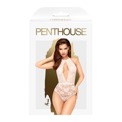 Боді з глибоким декольте та трусиками Penthouse Toxic Powder White M/L