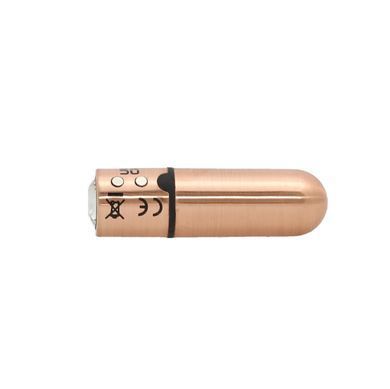 Вибропуля PowerBullet - First-Class Bullet 2.5" with Key Chain Pouch Rose Gold - фото