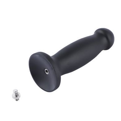 Фалоімітатор для секс-машин Hismith Black Silicone Anal Dildo 7.2"