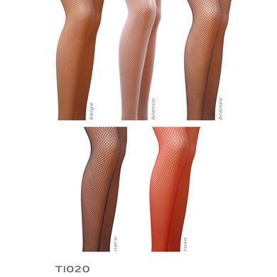 Колготки Passion TI020 nero (fishnet) в мелкую сеточку 1/2 - фото