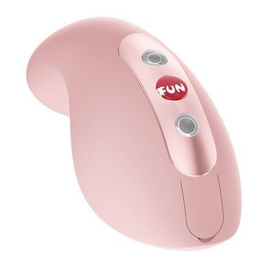 Вакуумний кліторальний стимулятор з вібрацією Fun Factory Luna Soft Pink - фото