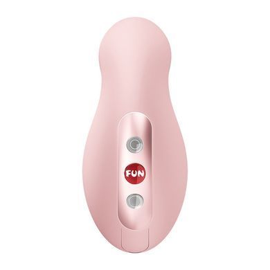Вакуумний кліторальний стимулятор з вібрацією Fun Factory Luna Soft Pink - фото
