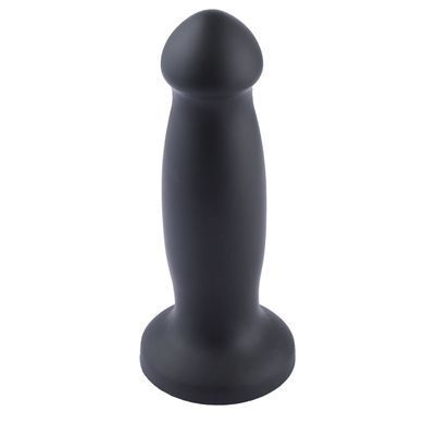 Фалоімітатор для секс-машин Hismith Black Silicone Anal Dildo 7.2"