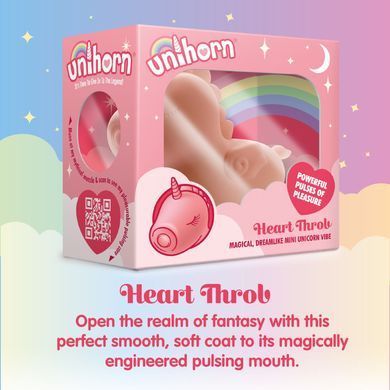 Клиторальный стимулятор Unihorn Heart Throb - фото