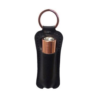 Вибропуля PowerBullet - First-Class Bullet 2.5" with Key Chain Pouch Rose Gold - фото
