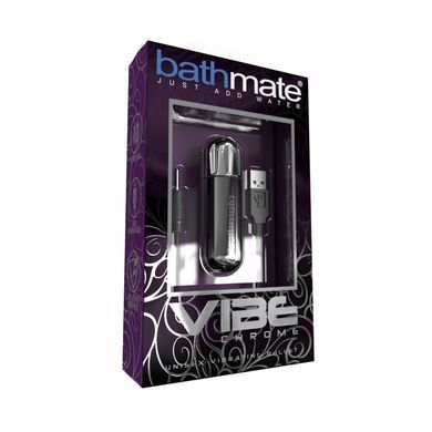 Вібропуля Bathmate Vibe Bullet хромований метал - фото