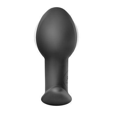 Fun Factory B BALLS UNO Bottle Black - анальная пробка со смещенным центром тяжести черная (3,4 см) (мятая упаковка) - фото