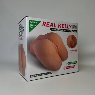 Мастурбатор полуторс анус и вагина Real Body Real Kelly (мятая упаковка) - фото