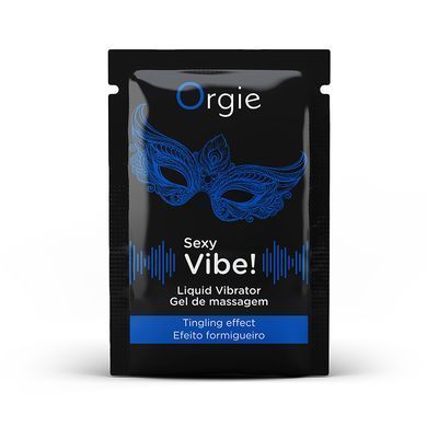 Саше Жидкий вибратор Orgie для чувствительных SEXY VIBE (2 мл)