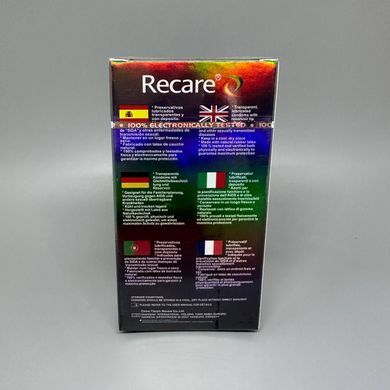 Презервативи ультратонкі із ароматом м'яти Recare Holographic Ultra Thin Mint Condoms 12 шт - фото