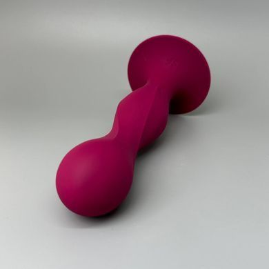 Фалоімітатор Satisfyer Double Ball-R Red (18 см)  - фото