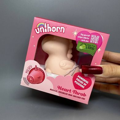 Клиторальный стимулятор Unihorn Heart Throb - фото