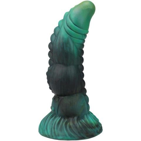 Фалоімітатор Doc Johnson Vac-U-Lock x Fantasy Fuckers Green Serpent 20,3 см - фото