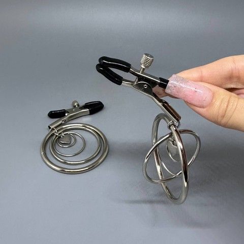 Зажимы для сосков Art of Sex Nipple Clamps Triada - фото