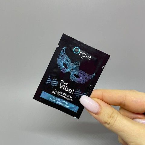 Саше Жидкий вибратор Orgie для чувствительных SEXY VIBE (2 мл)