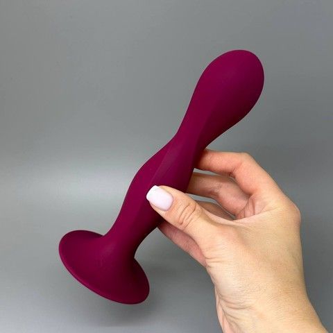 Фаллоимитатор Satisfyer Double Ball-R Red (18 см)  - фото