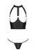 Комплект білизни Passion GENEVIA SET WITH OPEN BRA black S/M - фото товару