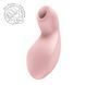 Вакуумний кліторальний стимулятор з вібрацією Fun Factory Luna Soft Pink - фото товару