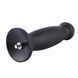 Фалоімітатор для секс-машин Hismith Black Silicone Anal Dildo 7.2"