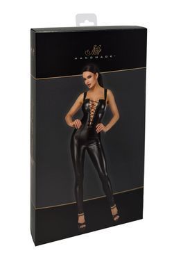 Бодістокінг Noir Handmade F362 Vixen Lace-Up Bodysuit XS - фото