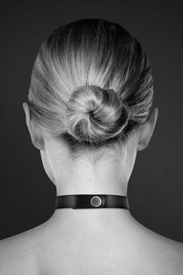 Чокер з двома кільцями з екокожі Bijoux Pour Toi TWO RINGS