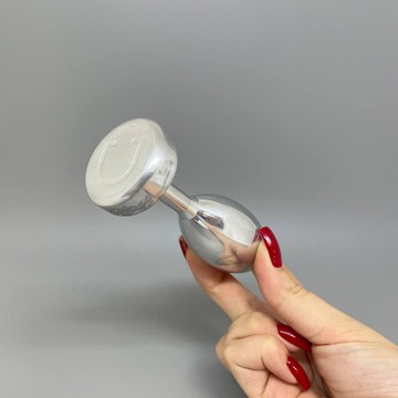 Металлическая анальная пробка DOXY Butt Plug SMOOTH (3,3 см) - фото