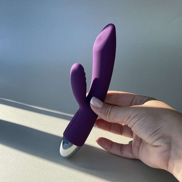 Svakom Trysta - фіолетовий вібратор кролик - фото