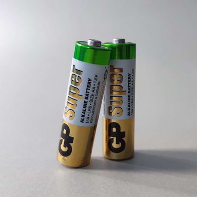 Комплект батарей для вібраторів GP Super alkaline AA (2 шт)
