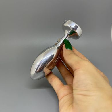 Металлическая анальная пробка DOXY Butt Plug SMOOTH (3,3 см) - фото