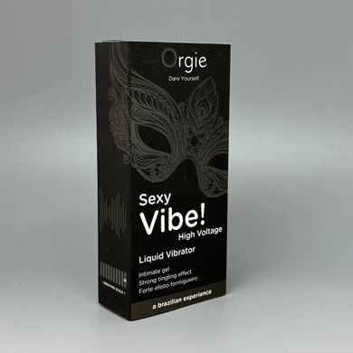 Жидкий вибратор Orgie SEXY VIBE High Voltage Высокое напряжение (15мл) - фото