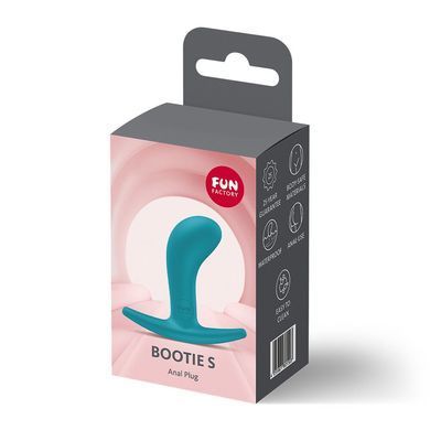 Анальна пробка Fun Factory BOOTIE S Aquamarine бірюзова 2,8 см - фото