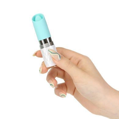 Вібропуля Pillow Talk Lusty Luxurious Flickering Massager Teal - фото