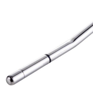 Уретральний зонд LOCKINK SEVANDA Vibrating & E-stim Metal Urethral Sounding White 6 мм - фото
