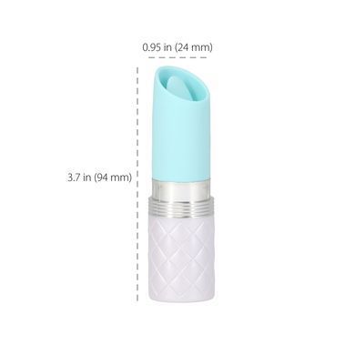 Вібропуля Pillow Talk Lusty Luxurious Flickering Massager Teal - фото