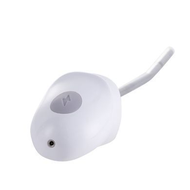 Уретральний зонд LOCKINK SEVANDA Vibrating & E-stim Metal Urethral Sounding White 6 мм - фото