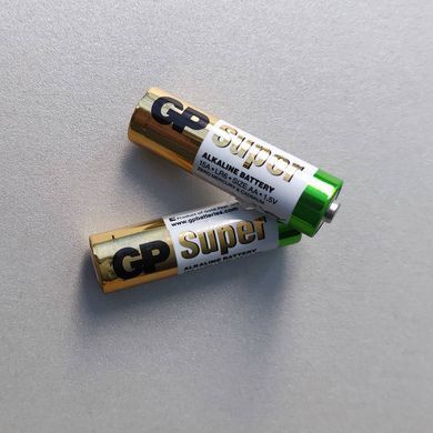 Комплект батареек для вибраторов GP Super alkaline AA (2 шт)