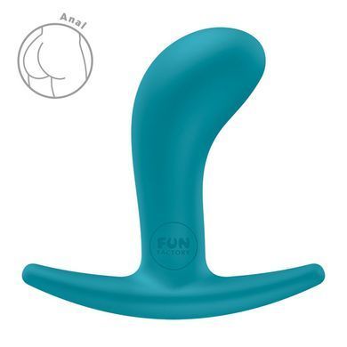 Анальна пробка Fun Factory BOOTIE S Aquamarine бірюзова 2,8 см - фото