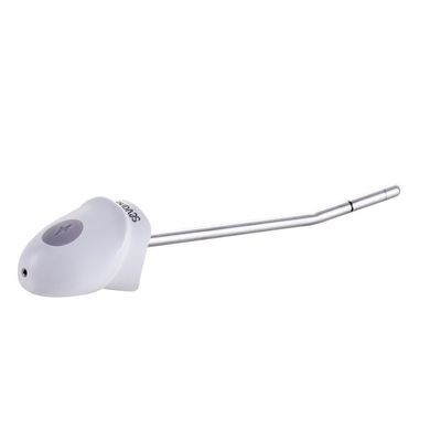 Уретральний зонд LOCKINK SEVANDA Vibrating & E-stim Metal Urethral Sounding White 6 мм - фото