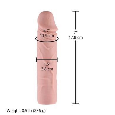 Фаллоимитатор для секс-машин Hismith Silicone Dildo 7"